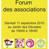 Le Forum des associations : le Rendez-vous incontournable des associations. 